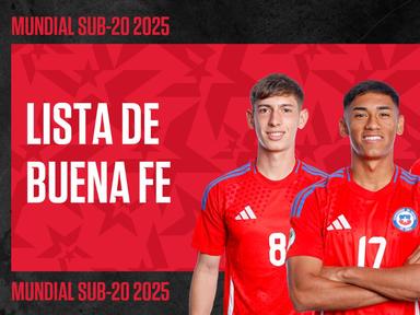 La Lista Provisional de La Roja Sub-20 para la Copa Mundial de la FIFA Sub-20 Chile 2025
