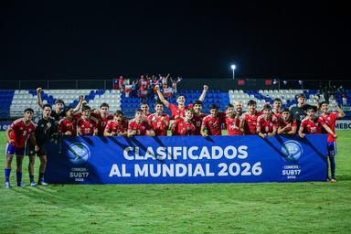La Roja Sub-17 consiguió la clasificación a la Copa Mundial de la FIFA Catar 2026