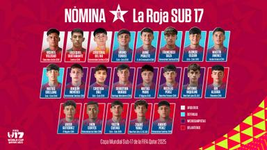 ¡La Nómina de La Roja Sub-17 para la Copa Mundial Sub-17 de la FIFA Qatar 2025™!